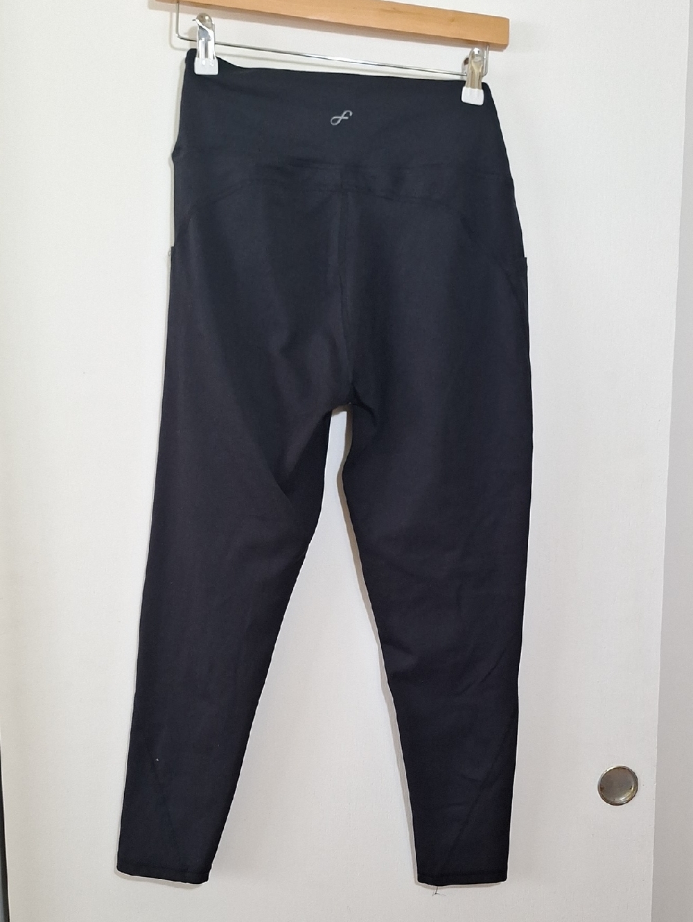 Freely Black Soft Leggings High Waist Workout Leggings Womens XL 14 16 - Picture 5 of 7